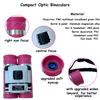 10x22 Compact Binoculars for Adults Teens, Mini Small Optical Binoculars for Bird Watching Opera Hiking Hunting Travel Concert (Pink, 10x22) view 2
