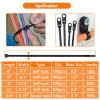 400+100Pcs Zip Ties Assorted Sizes Black Zip Ties with Screw Hole 100Pack 4/6/8/12 Inch Standard Cable Ties 400Pack Cable Tie with Screw Mounting Hole Plastic Wire Ties Mount Zipties Mounts view 2
