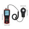 Weytoll Digital Lux Meter 400,000 Lux Digital LCD Pocket Light Meter Lux/FC Measure Tester illuminometer Sensor Photometer TL-603 view 3