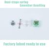 Zjmehty Gateron Jade Series Dual-Stage Spring Pre Lubed Switches Silver V3 Pro,3-Pin 45gf Linear/RGB/LED Switches for Mechanical KeyboardSilver V3 Pro,72pcs view 3