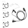PZYPYM 2 Pin Security Ear Piece Walkie Talkie Surveillance Headset Transparent Acoustic Clear Tube Earphone with Ptt Vox for Midland Avph3 gxt FRS gmrs x talker lxt600pa t51r br200 2-Way Radio(4Pack) view 1