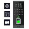MENGQI-CONTROL Biometric Fingerprint RFID Password Access Control System+ 600lbs Force Electric Magnetic Lock +Cards and Key Fobs Controller 110V-240V Power Adapter Keypad Reader view 2