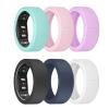 MAKCPOIMER 3/6 Pack Ring Cover for RingConn Gen 2 Air, Elastic Silicone Ring Protector for RingConn Gen 2/1 Working Out Accessories Men Women (6P-Black+Blue+White+Teal+Purple+Pink, L (12/13/14)) view 1