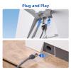 Zunate Ethernet Adapter for Gen3 V3 Rectangular Satellite, RJ45 Converter Cable Adapter for Router view 3