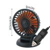 EUBUY Car Fan 24V Cigarette Lighter Single Head Fan Portable Small Electric Cooling Fan360 Rotating Car Cooler Fan 2 Speeds Strong Wind Cooling Air Fan for Car SUV Vehicle Truck Van view 2