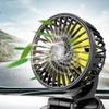EUBUY Car Fan 24V Cigarette Lighter Single Head Fan Portable Small Electric Cooling Fan360 Rotating Car Cooler Fan 2 Speeds Strong Wind Cooling Air Fan for Car SUV Vehicle Truck Van view 4