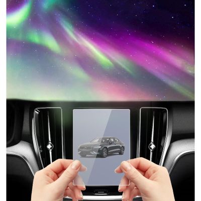 xjzshly Screen Protector for 2025-2017 Volvo XC40/XC60/XC90/S60/S90/V60/V90 8.7 Inch Tempered Glass Protective Film Accessories HD Clear(Not for 11.2 Inch)