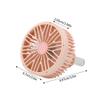 EUBUY Car Cooling Fan Mini USB Fan 360 Rotatable Cooling Air Fan 3 Speeds Car Cooling Clip Fan Portable Low Noise Car Vent Fan Vehicle Small Strong Wind Fan for Truck SUV Van Peach view 2