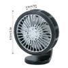 EUBUY Car Fan USB Fan for Car, 360 Rotatable Car Dashboard Fan with 3 Speeds Strong Wind Air Vent Fan with Quiet Brushless Motor Colorful Light for Car Vehicle Van Truck SUV view 2