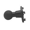 25mm Ball 4 Hole Claws AMPS Adapter Plate Compatible 1 Inch Arm Mount Bracket for Robust Mount view 2