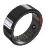HFDJRWK Smart Ring Compatible with iOS and Android 7-Day Battery Life Activity and Sleep Tracker/Stress/Heart Rate Monitor, Waterproof(Black,11#) view 1