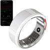 HFDJRWK Wearable Smart Rings for Men and Women, Sleep Ring, Body Movement Monitor, Sos Rescuer, Compatible with iOS and Android(Silver,8#) view 1
