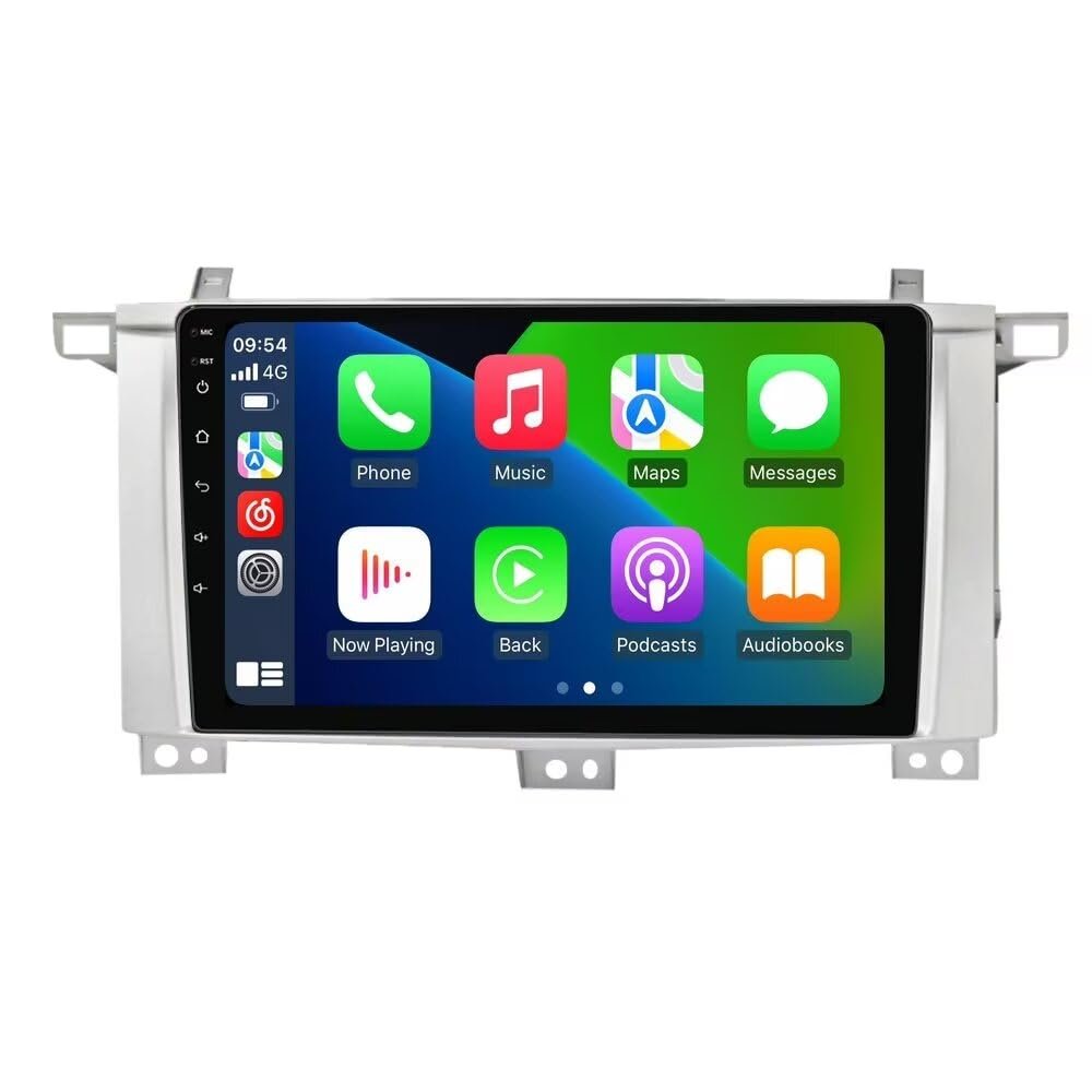 9" IPS Touch Screen 8Core 2+32GB Android Car Stereo for Toyota Land Cruiser LC 100 2002-2007 Car Radio Built-in Car-Play Android Auto GPS Navigation