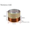 1Pair 75.5MM Speaker Bass Voice Coil White Aluminum Sound Air Outlet for Subwoofer Speaker Repair Accessories view 3