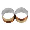 1Pair 75.5MM Speaker Bass Voice Coil White Aluminum Sound Air Outlet for Subwoofer Speaker Repair Accessories view 4