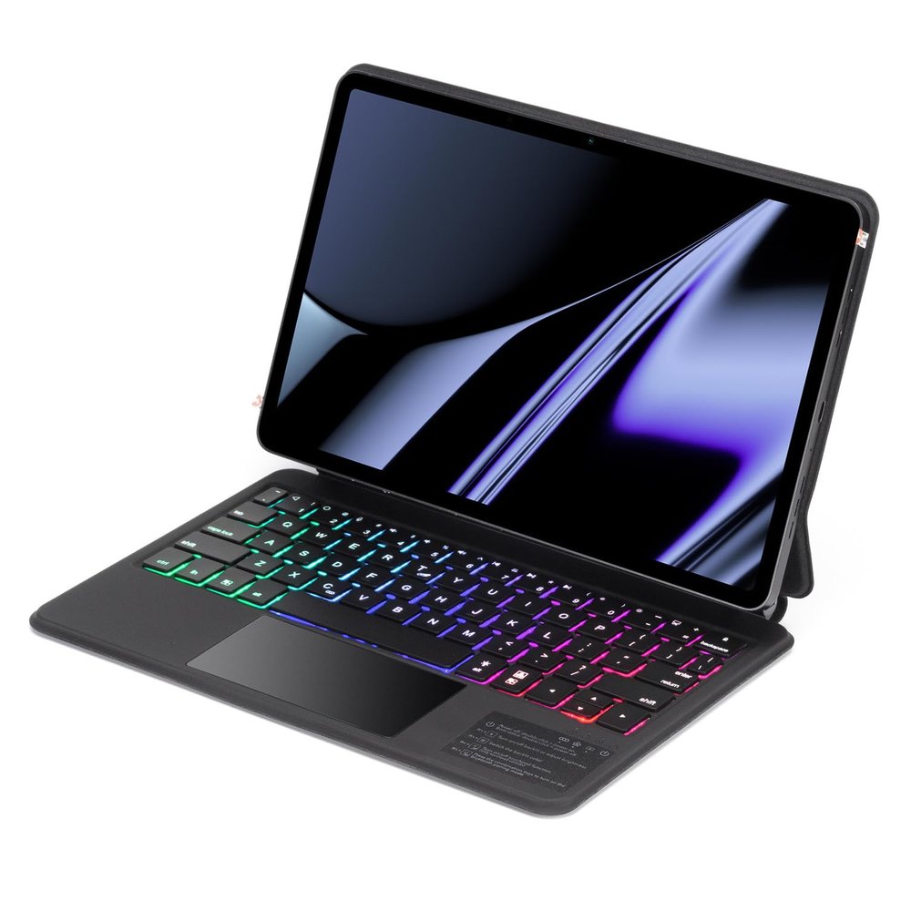 Aidashine Keyboard Case for Huawei MatePad Pro 12.6, Magic-Stand,Built-in Trackpad,7-Color Backlit,Black