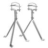 12'' Adjustable Antenna Mast Wall Mount Bracket, 2 Pcs Antenna Stand Off Bracket, Heavy Duty TV Antenna Mounting Brackets, Antenna Wall Mount 12 Inch, Wall Mount Mast ClamTripod Bracket & Y-Brackets view 1