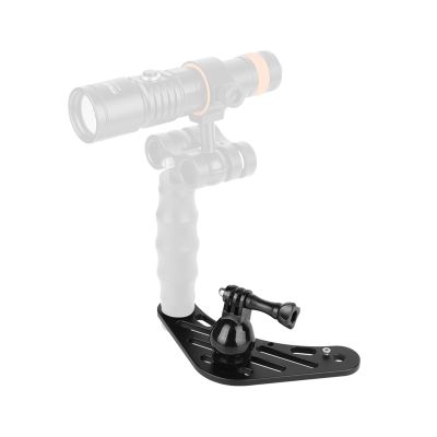 OrcaTorch Mini ZJ17 Underwater Camera Base Plate Kit for Gopro and Hand-Grips, Universal Waterproof Video Stabilizer Holder, for Underwater Photography