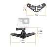 OrcaTorch Mini ZJ17 Underwater Camera Base Plate Kit for Gopro and Hand-Grips, Universal Waterproof Video Stabilizer Holder, for Underwater Photography view 4