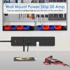 JUNNUJ Heavy Duty 20 Amp Power Strip with Surge Protection 3000J, Garage 16 Outlets Metal 12 Gauge, Desk Strips Wide Spaced, High Amp 5-15P Adapter Shop 6-20R T-Slot Industrial Outlets (16AC, 6FT) view 4