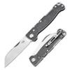 BOKER PLUS Atlas Backlock Sheepfoot  Small 2-handed Full-Metal Pocket Knife with D2 Sheepfoot Blade  Slim EDC Backlock Folding Knife with Stainless Steel Handle  Gift Box view 1