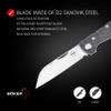 BOKER PLUS Atlas Backlock Sheepfoot  Small 2-handed Full-Metal Pocket Knife with D2 Sheepfoot Blade  Slim EDC Backlock Folding Knife with Stainless Steel Handle  Gift Box view 3