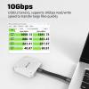 Reletech 1TB Magnetic Portable External Solid State Drive, Aluminum Alloy, 4K ProRes HDR Record and Store, PD100W Charging Up to 1000MB/s USB 3.2, Compatible with iPhone 16/17, Laptops (White) view 4