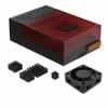 Argon Poly+5 Raspberry Pi 5 Case | Pi 5 ABS Case with 30mm PWM Fan, Heatsink, Simple Removable Top Cover for Pi 5 (BRED) view 1