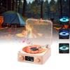 The Waves Player, Waves Bluetooth Speaker, Creative Vintage Record Player Style Speaker with Adjustable Ambient Light for Bedroom, Sound White Noise Waves Speaker view 1