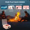 The Waves Player, Waves Bluetooth Speaker, Creative Vintage Record Player Style Speaker with Adjustable Ambient Light for Bedroom, Sound White Noise Waves Speaker view 4