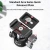 ULANZI Adjustable Sling Handgrip Gimbal Handle+ULANZI Tripod Ball Heads for 1/4" Tripod view 3