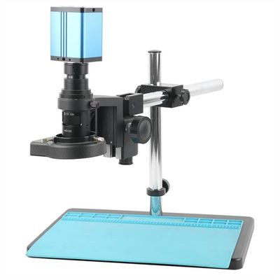 ERoomQ Microscope Accessories Kit 1080P Auto Focus AF Measure HDMI Type-c PC IMX307 Video Microscope Camera USB Disk Recorder for CPU PCB Soldering Repair Microscope Slides