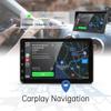 AUCOMM 7 Portable Carplay Screen for Car Supports Wireless Connection with Carplay, Android Auto and Mirror, IPS Touchscreen Dash Mount Carplay for All Vehicles view 2
