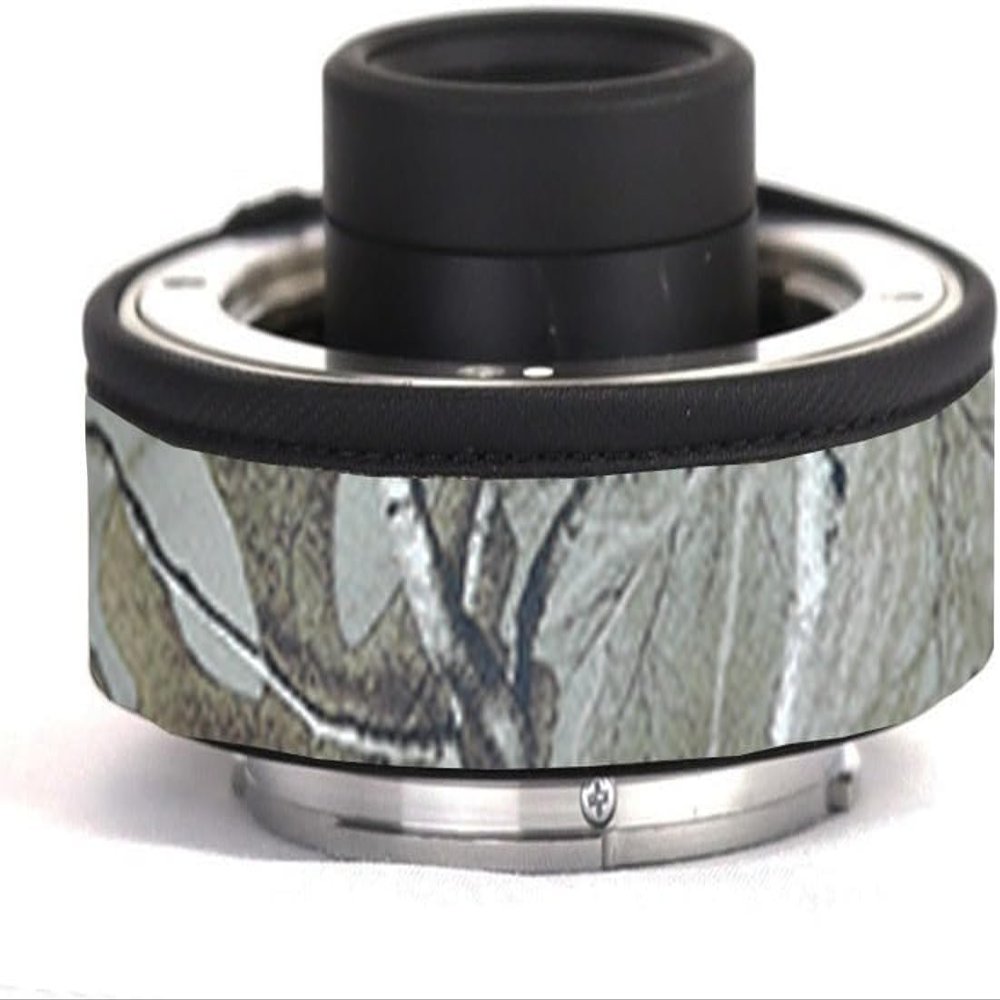 CHASING BIRDS Lens Camouflage Waterproof Coat for Canon EF Teleconverter 1.4X 2.0X Rainproof Lens Protective Cover (Withered Leaf Camouflage, Extender EF 1.4X III)