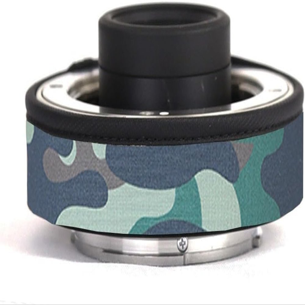 CHASING BIRDS Lens Camouflage Waterproof Coat for Canon EF Teleconverter 1.4X 2.0X Rainproof Lens Protective Cover (Military Green Camouflage, Extender EF 1.4X III)