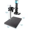 ERoomQ Microscope Accessories Kit Portable Electronic Digital Microscope Camera + Zoom Lens + LED Light Microscope Slides view 2