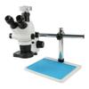 ERoomQ Microscope Accessories Kit 6.5X-65X Continuous Zoom Simul Focal Trinocular Stereo Microscope HDMI USB 36MP Camera Vidoe C Mount Adapter Phone PCB Soldering Microscope Slides view 1