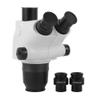 ERoomQ Microscope Accessories Kit 6.5X-65X Continuous Zoom Simul Focal Trinocular Stereo Microscope HDMI USB 36MP Camera Vidoe C Mount Adapter Phone PCB Soldering Microscope Slides view 3