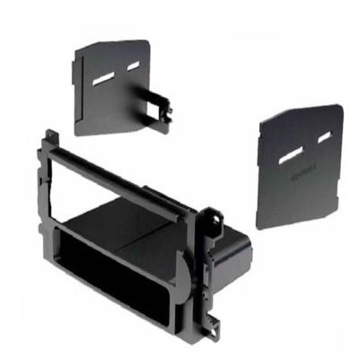 DirectNine Basics Single Din Car Stereo Radio Install Dash Kit -Made for Jeep: No Factory Navigation Vehicles Only- 2006-2007 Commander, 2007-2008 Compass, 2005 2006 2007 Grand Cherokee, 2007-2008 Patriot