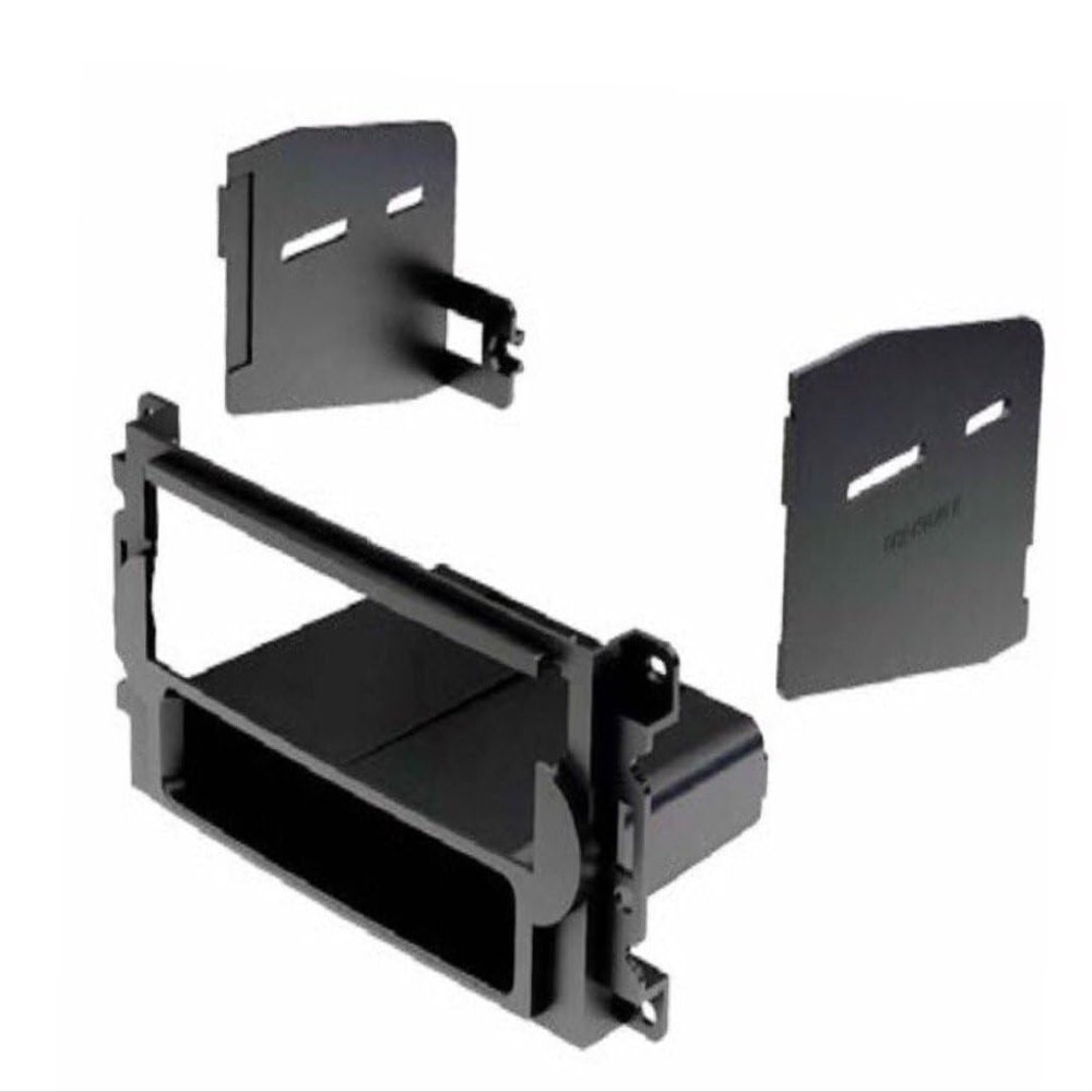 DirectNine Basics Single Din Car Stereo Radio Install Dash Kit -Made for Jeep: No Factory Navigation Vehicles Only- 2006-2007 Commander, 2007-2008 Compass, 2005 2006 2007 Grand Cherokee, 2007-2008 Patriot