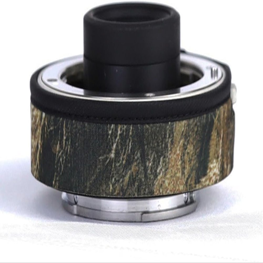 CHASING BIRDS Lens Camouflage Waterproof Coat for Canon EF Teleconverter 1.4X 2.0X Rainproof Lens Protective Cover (Reed Camouflage, Extender EF 1.4X II)