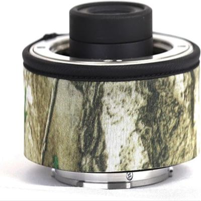 CHASING BIRDS Lens Camouflage Waterproof Coat for Canon EF Teleconverter 1.4X 2.0X Rainproof Lens Protective Cover (Yellow Tree Camouflage, Extender EF 2X II)