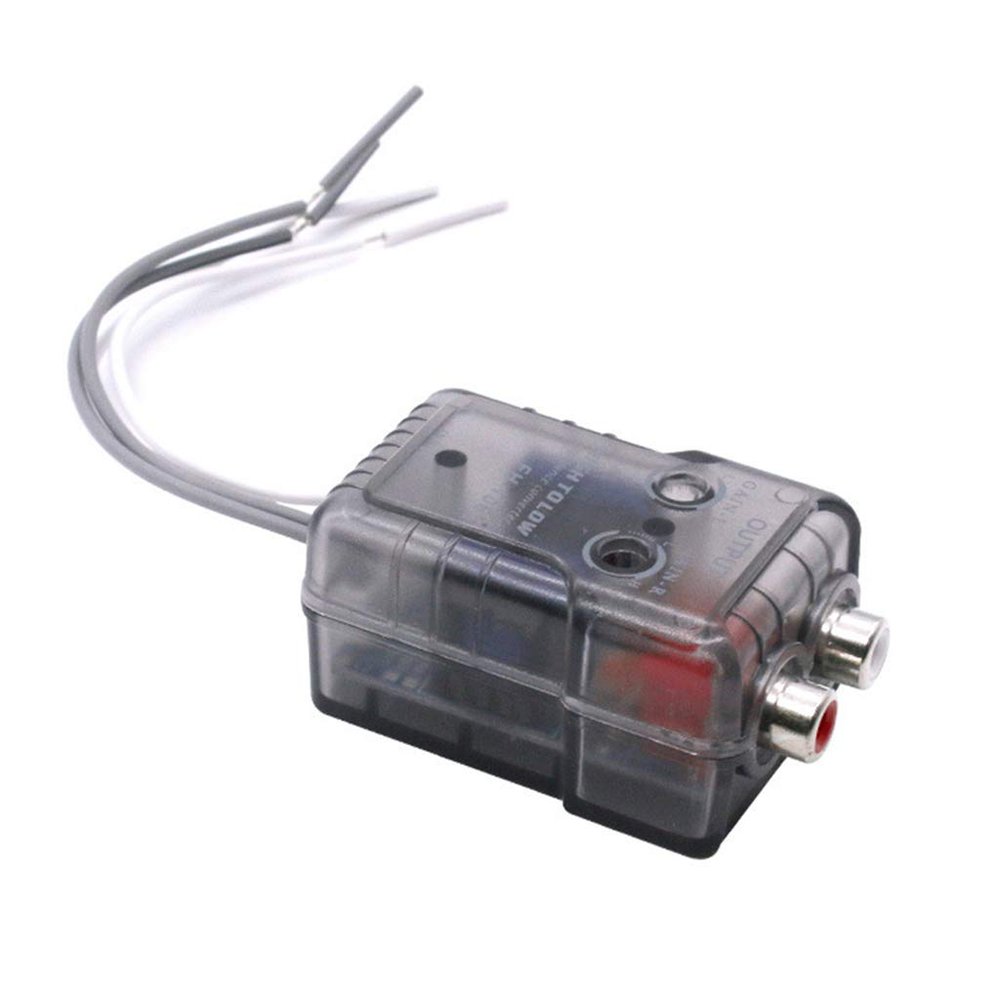 YOGOTEU High to Low Line Output Impedance Converter SUV Control Converter Speaker Output Adapter