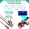 2024 New Upgraded 5000W 6000W 8000W Pure Sine Wave Inverter, 12V24V48V60V72V DC to 110V 220V AC Power Inverter with LCD Screen, for Truck, Vehicle, Power Outage,5000W-60Vto220V view 3