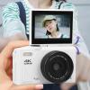 XUMIUZIY Digital Camera for Photography, 4K 64MP UHD Vlogging Camera with 3 Inch Flip Screen, 18X Digital Zoom, Autofocus, Anti Shake, Compact Travel Camera for Kids, Beginner (White) view 3