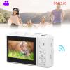 XUMIUZIY Digital Camera for Photography, 4K 64MP UHD Vlogging Camera with 3 Inch Flip Screen, 18X Digital Zoom, Autofocus, Anti Shake, Compact Travel Camera for Kids, Beginner (White) view 4