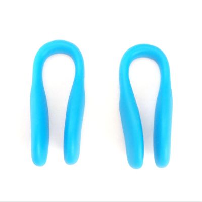 Caulo Replacement Nose Pads Bridge for fit Oakley Split Shot OO9416 Crossrange OO9371 Targetline OO9397 Glass Sunglass Frames (Blue - 2 Pairs)