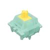 Fejwlvs Jade Series Goldenrod Yellow Pro Switches,Linear Factory Pre-lubed 5-Pin 55gf RGB LED Keyboard Switches for MX Mechanical Keyboard (108Pcs) view 1