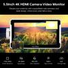 VILTROX DC-V1 Touchscreen Camera Video Monitor, 5.5 Inch 4K HDMI in/Out Video Field Monitor Kit with Sunshade Hood, Support Battery and USB-C, 3D LUT, HDR, 1920X1080DC-550 Lite Upgrade, White view 2