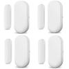 BVAZTVP ZigBee Wireless Door and Window Sensors,Smart Door Open/Closed Detectors for Home Security,Compatible with Alexa Google Home 4Pack(Battery not Included) view 1